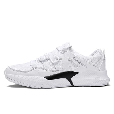 

2019 Fashion Tenis Summer Breathable Male Footwear Mesh Shoes For Men Lace Up Adult Sneakers Walking Casual Shoes Outdoor