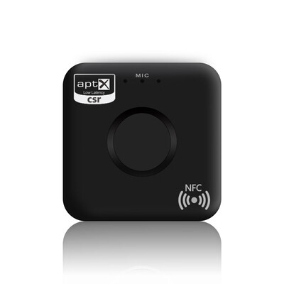 

B7 PLUS Bluetooth 42 Receiver CSRA64215 Wireless Audio Receiver Adapter APT-X NFC CVC60 Built-in Microphone AUX Out for Headphon