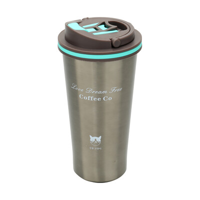 

Grumpy Cat Vacuum Cup Leakproof 304 Stainless Steel Vacuum Flask Gift Business Coffee Cup