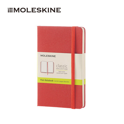

MOLESKINE Notebook Business Office Stationery Notepad New Collection Series Hard Face Pocket White Notebook Coral Orange 3656