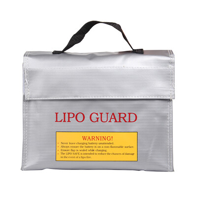 

Handheld Fireproof Explosionproof Lipo Battery Safe Bag Portable Heat Resistant Pouch Sack for Battery Charge & Storage 240 180