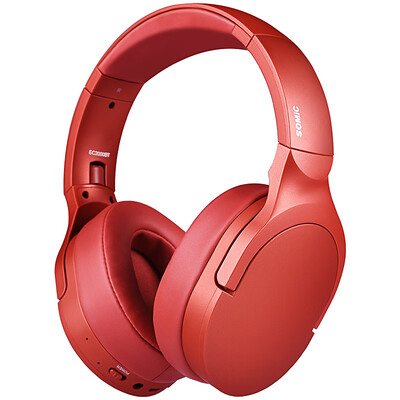 

Somic SOMIC SC2000BT headset Bluetooth headset wireless headset foldable Bluetooth 50 headset headset-style red light