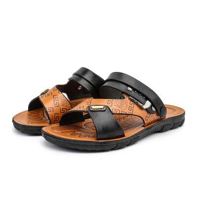 

Summer Men Sandals Comfort Men Shoes Flip Flops Beach Shoes Male Shoes Adult Leather Sandals Men Sandals Sandalia Masculina