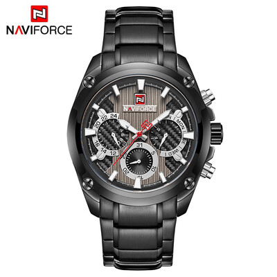 

NAVIFORCE NF9113 Quartz Watch Man Watch Top Brand Luxury Waterproof Date Week Hour Stainless Steel Watch with Calendar