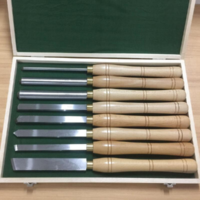 

High Speed Steel DIY Set Metal Steel Turning Tool Handle Woodworking Tool Wood Lathe Chisel Tool