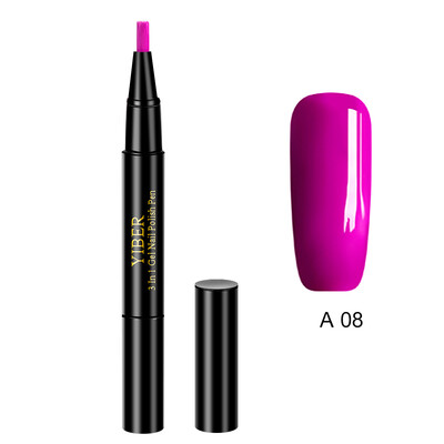 

Glitter Nail Art Pen UV Gel Nail Polish Pens DIY Nail Painting Design Beauty Tools Optional 20 Colors