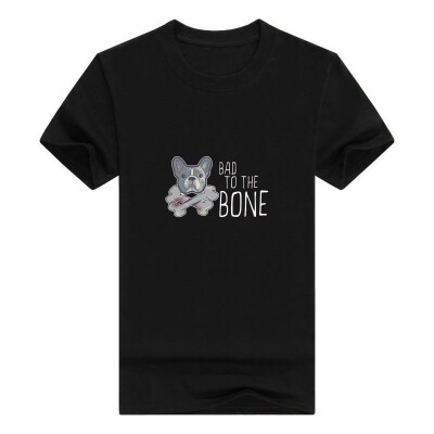 

French Bulldog Gifts Bad to The Bone Frenchie Juniors Mans t-Shirt