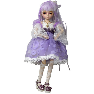 

EVA BJD Carol 14 BJD Doll Full Set Ball Jointed Doll Clothes Wig Shoes Makeup Accessories