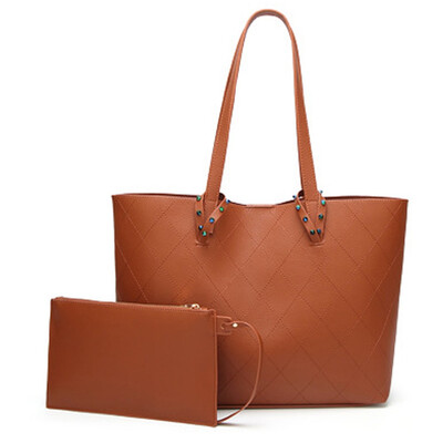 

Large Shoulder Bag for Women Casual Ladies PU Leather Tote Bag Women Top Handle Shoulder Bag with a Purse