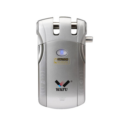 

WAFU Wireless Remote Control Lock Security Invisible Keyless Door Entry Intelligent Lock with 2 Remote Keys for Smart Home Villa