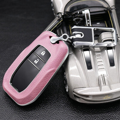 

Car Accessories Car Key Case For Toyota RAV4CarolaReizRoyal2018 Prado Car Key Cover Shell Car Keychain
