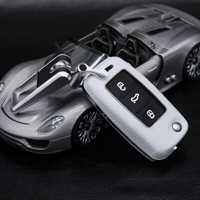 

Car Key Case Keychain For Volkswagen Sagitar Tiguan LaVida Bora Skoda POLO Gran Lavida Car Key Cover Shell