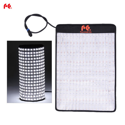 

FalconEyes RX-12T 34W 423pcs LED Beads Slim Fill-in Foldable Rollable Roll-up 5600K LED Camera Photography Light Lamp for Studio V