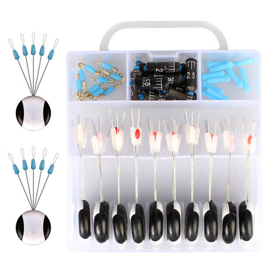 

Two-element competitive fishing combination fishing gear gadgets silicone space bean silicone drift seat kedu fast lead wire clip set  suitable wire diameter 15-30 ECY1003