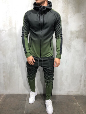 

Women & Mens 2Pcs Mens Tracksuit Jogging Top Bottom Sport Suit Hoodie Coat Trousers Pants Set