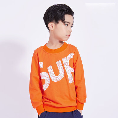 

Childrens clothing boys sweater 2018 autumn childrens big children Korean version of the cotton printed long-sleeved pullover s