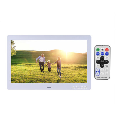 

Andoer 10 Inch LED Wide Screen Digital Photo Picture Frame Electronic Album High Resolution 1024600 MP3 MP4 Picture Player Electr