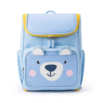 

Beijing Tokyo made childrens waterproof cartoon bag cute baby boy blue bear