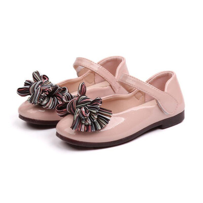 

Summer Girls Shoes for Children Dress Princess Shoes Red Leather Sandals Bowtie Fashion Korean Kids Black Flat Shoes Wedding