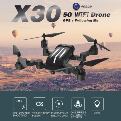 

Bayangtoys X30 1080P Camera 5G WiFi FPV GPS Drone Auto Following Altitude Hold RC Quadcopter