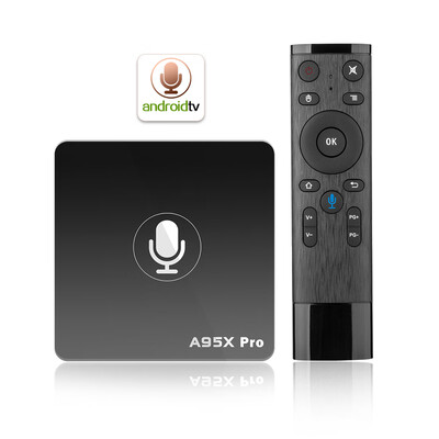 

A95X Pro Android 71 TV Box Amlogic S905W with Voice Control Quad Core VP9 H265 2GB 16GB 24G WiFi 100M LAN HD Media Player w