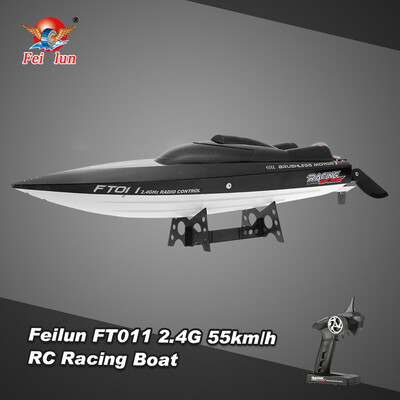 

Original Feilun FT011 24G 55kmh High Speed RC Racing Boat with Water Cooling Flipped Self-righting Function