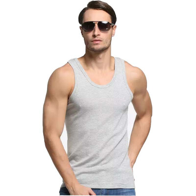 

Aa-shop Men Top&Tees Tank Tops Business fashion Underwear fitness Vest Sleeveless vest Garment Cotton