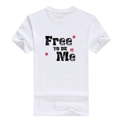 

Free To Be Me Patriotic Crewneck 4th Of July USA Flag National Tshirt