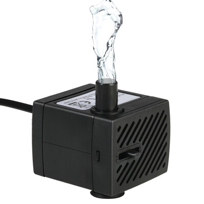 

280LH 4W Submersible Water Pump for Aquarium Tabletop Fountains Pond Water Gardens&Hydroponic Systems with One Nozzle 49ft1