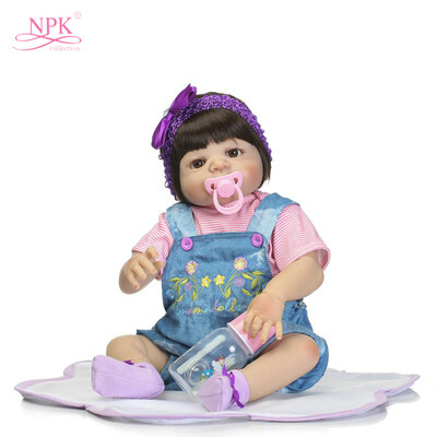 

22in Reborn Baby Rebirth Doll Kids Gift All Silica Gel Girl