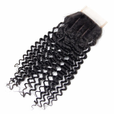 

Nami Hair Wholesale Price 4x4 Lace Closure Brazilian Remy Human Hair Deep Wave Free Middle Three Part Human Hair Closure