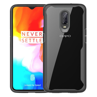 

Goowiiz Phone Case For OPPO R17 Luxury HD Clear Acrylic TPU Silicone Prevent falling Full protection