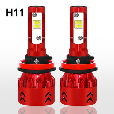 

1Pair Automobile 12V 60W Led Headlights Super Bright 9600lm Car Headlamps Fog Lights spotlight H1 H11 H4 H7 9006 Car Spot Lamp