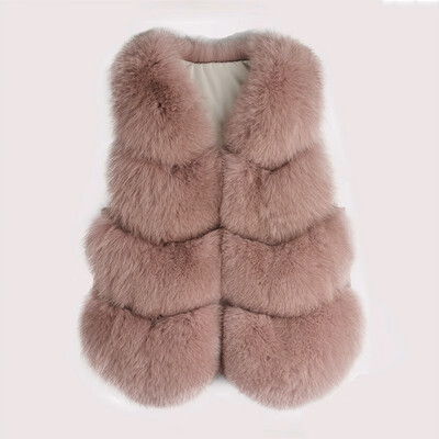 

Womens Real Fox Fur Gilet Natural Fur Vest