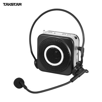 

TAKSTAR E160 12W Portable Rechargeable Voice Amplifier Amp with Headworn Microphone AUX Input for Tour Guides Teachers Presentatio