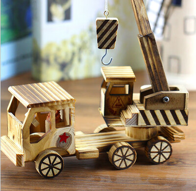 

New creative simulation crane crane wooden crafts home office decoration