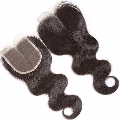 

All-hand-woven lace body wave hair patch