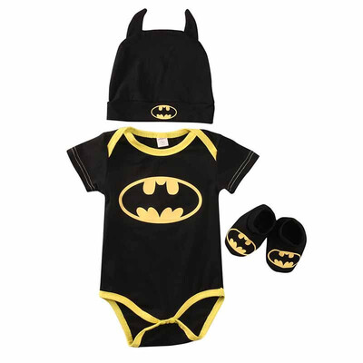 

Infant Baby Kids Boys Batman Superhero Bodysuit Romper Overall Playsuit Outfits
