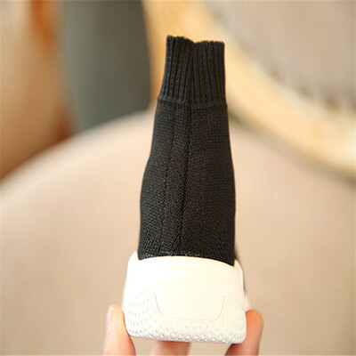 

Retail Children Socks Shoes 2018 Spring Autumn Fashion Casual Shoes Korean Boys&Girls Knitted Single Shoes