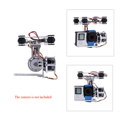 

GoolRC 2D Light Weight Silver Brushless Motor Gimbal for DJI Phantom 1 2 3 Aerial Photography