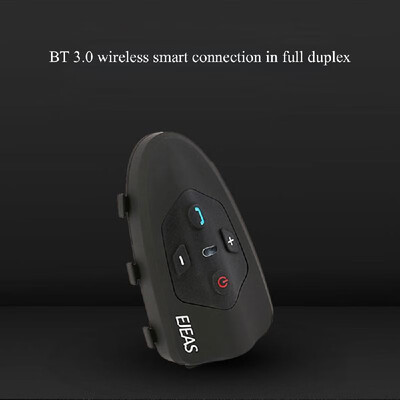 

Bt Interphone EJEAS Bike Motorcycle 1200M Range BT V30 Phone Call Music Helmet Intercom Device Headset Fast Pairing Communication