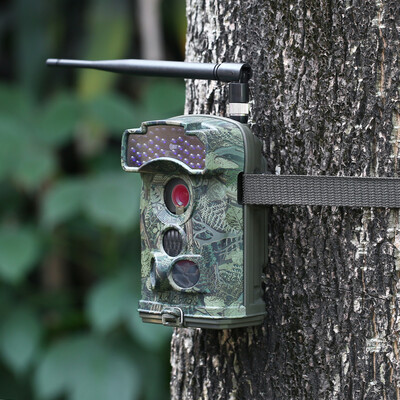 

12MP 1080P Wireless MMS SMTP FTP 3G Trail Camera Hunting Game Camera Outdoor Wildlife Scouting Camera with 3 PIR Sensors Infra