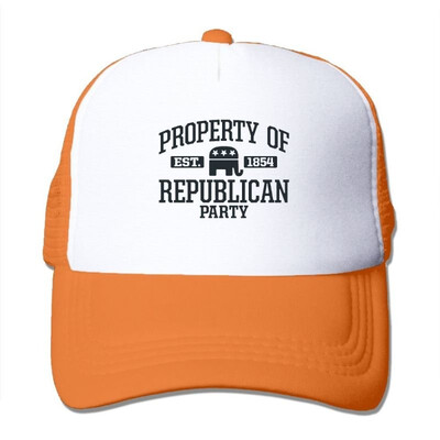 

Property of Republican Party Summer Sun Protection Mesh Cap Baseball Hat Cap Adjustable
