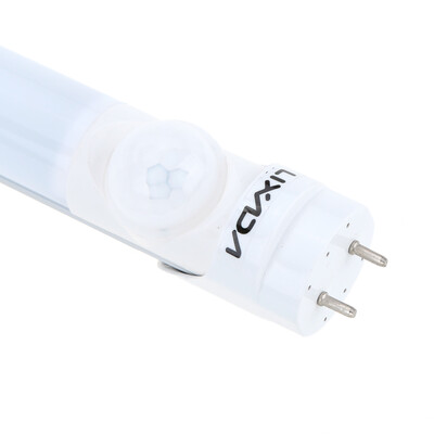

LIXADA Energy Saving PIR Infrared T8 120cm1200mm4ft LED 18W Equivalent to Fluorescent 50W Tube Light Lamp Fixture Fluorescent