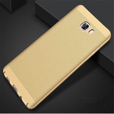 

Goowiiz Phone Case For Samsung C5C5 ProC7C7 ProC9 ProC8J7 Plus Full Protection Slim Hard PC Breathable Grid Back Cover