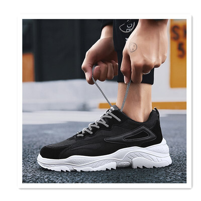 

Korean version of the trend of wild students casual sports running tide shoes 2018 trend autumn mens shoes
