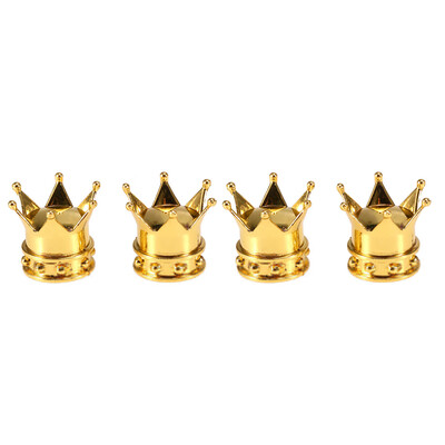 

4Pcs Bicycle Valve Caps Crown Shaped Bike Air Valve Caps Tyre Valve Dust Covers for MTB Motorcycle Bicycle Accessories