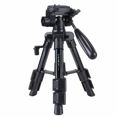 

BONFOTO B71T Portable Tabletop Mini Tripod with 14 Mount 3-Way Pan HeadQuick Release Plate&Caring Bag for Canon Nikon Sony