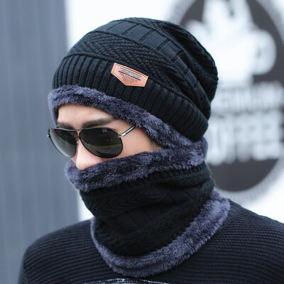

Caps for women winter&warm fleece knitted caps for men cycling headgear caps for men winter