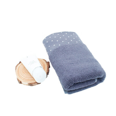 

AOAEA cotton double-sided yarn towel suitable for adult quick-drying soft 3 color strong water absorption antibacterial